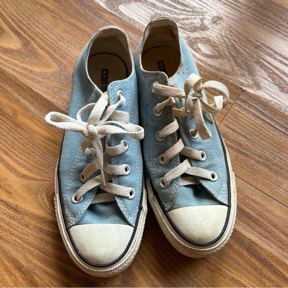 Baby Blue Converse Shoes Chuck Taylor sz 4 fits like Womens 6 - Picture 7 of 7